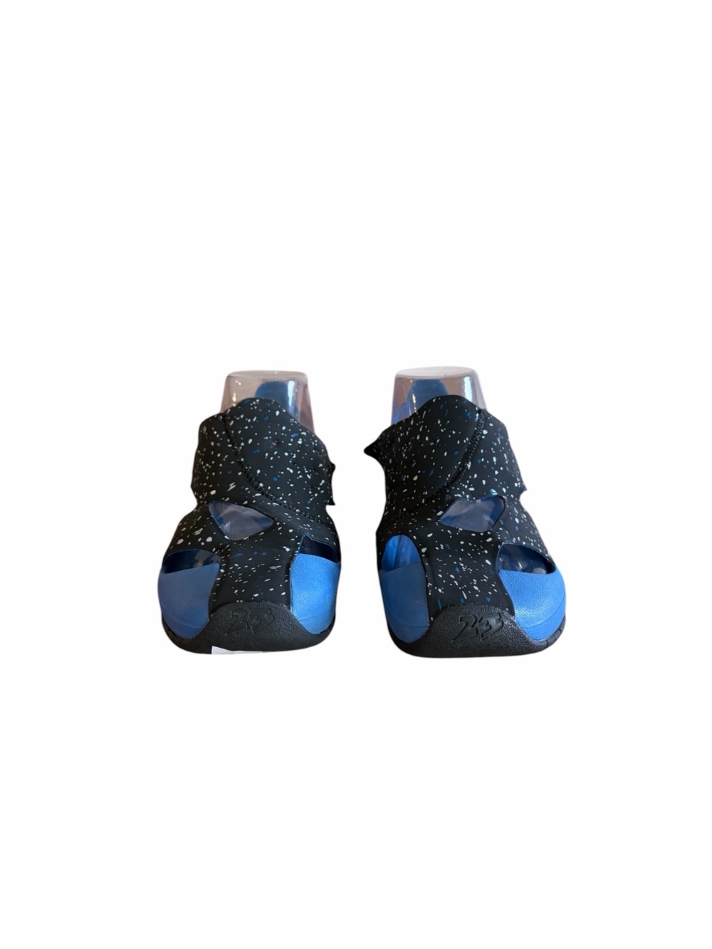 Nike Air Jordan Flare Dark Marina Blue Speckled Sandal.